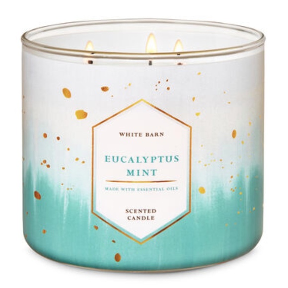 Bath & Body Works Other - White Barn Eucalyptu Mint 3-Wick Candle